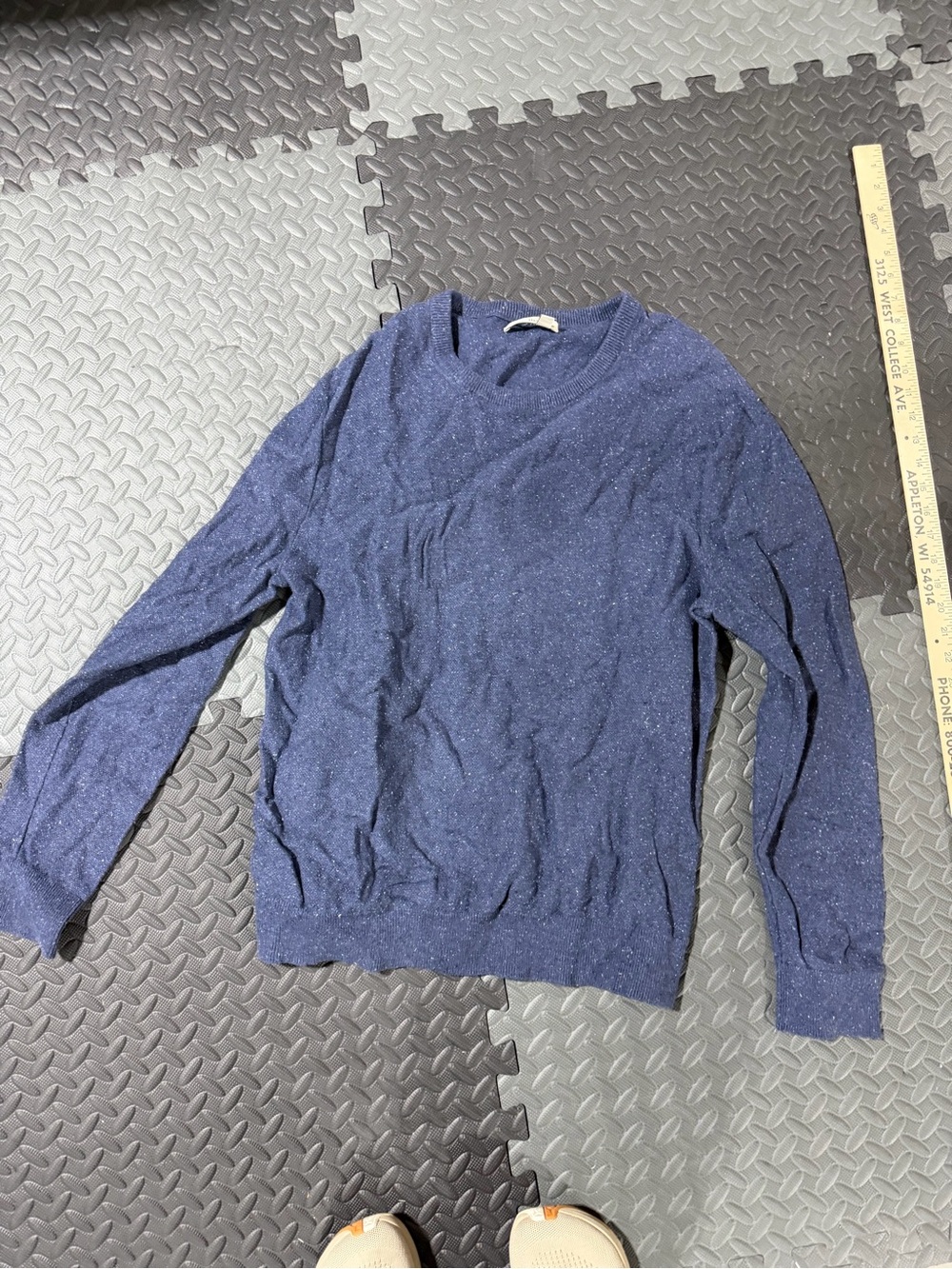 Men's XL Hawker Rye Blue Sweater